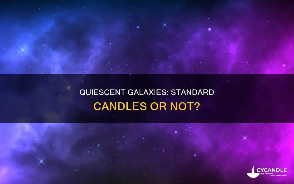 are quiesent galaxies standard candles