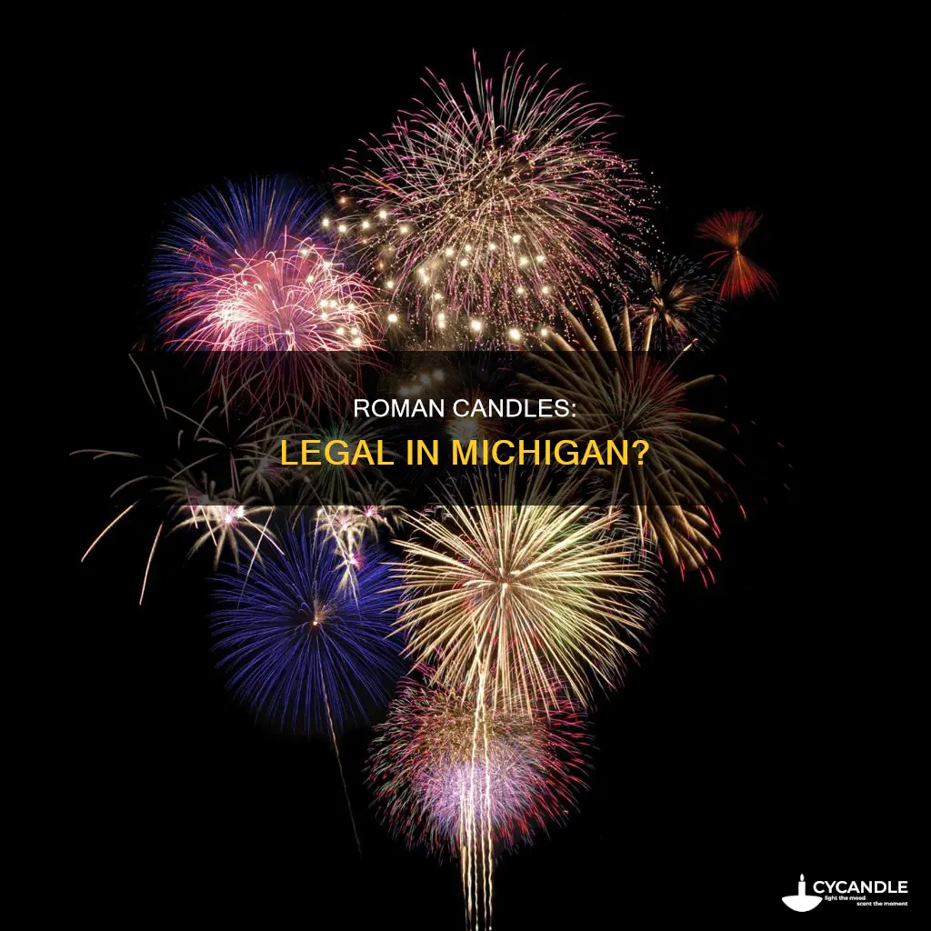 are roman candles legal in michigan