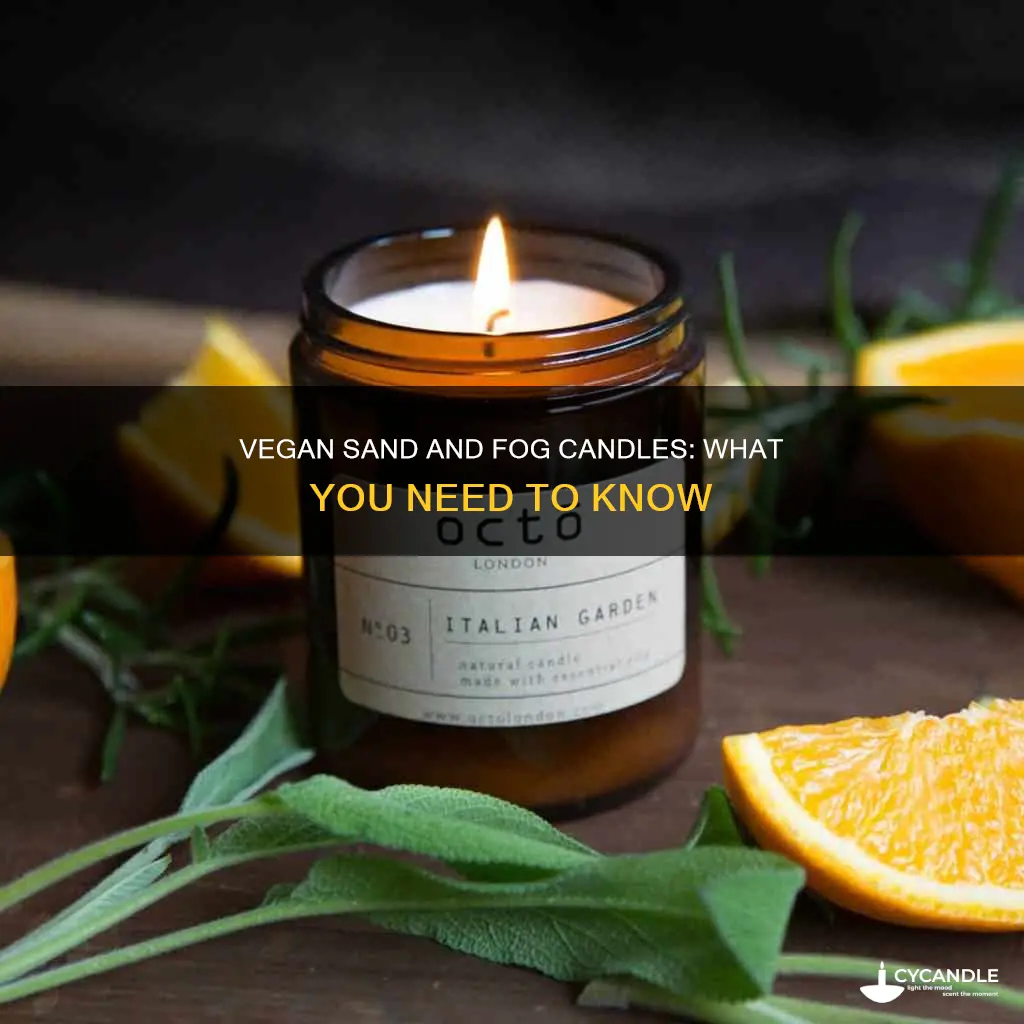 are sand and fog candles vegan