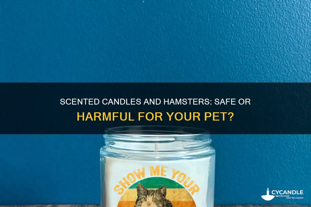 are scented candles okay to burn with hamsters