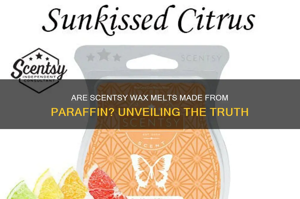 are scentsy wax made from paraffin