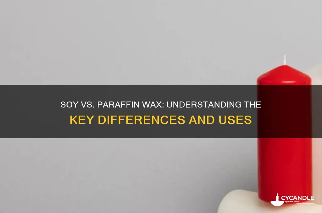 are soy and paraffin wax the same thing