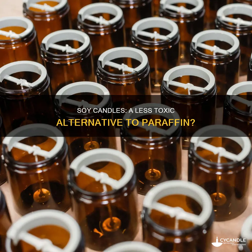 are soy candles less toxic than paraffin