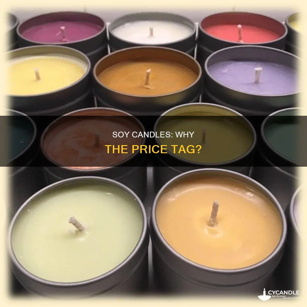 are soy candles more expensive