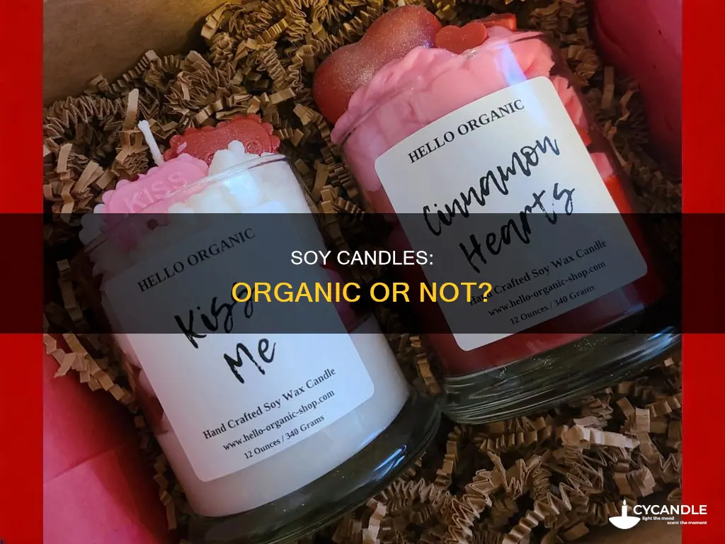 are soy candles organic