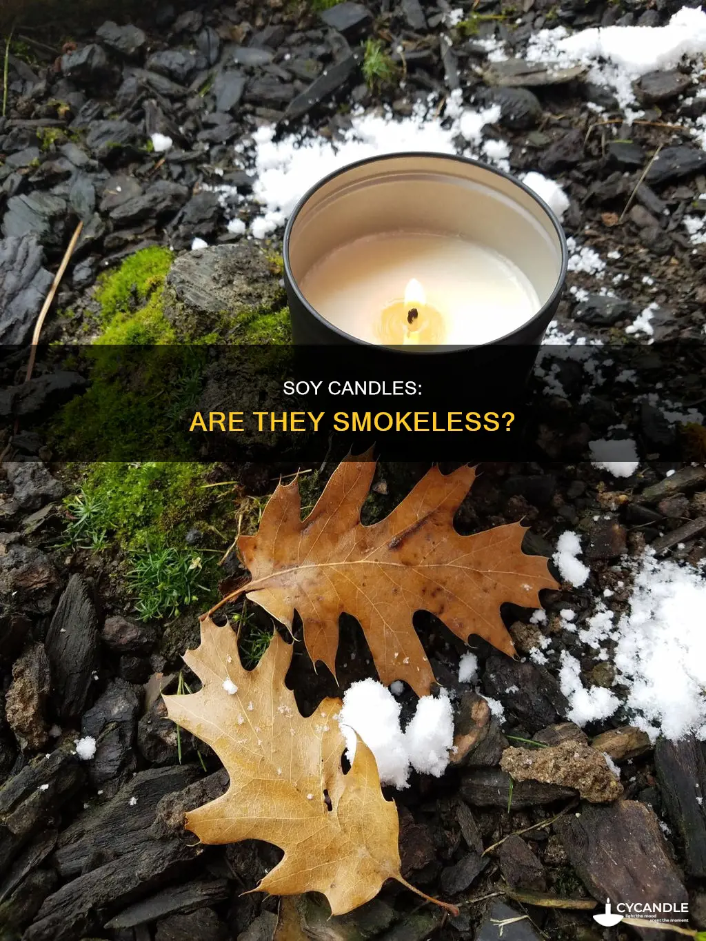 are soy candles smokeless