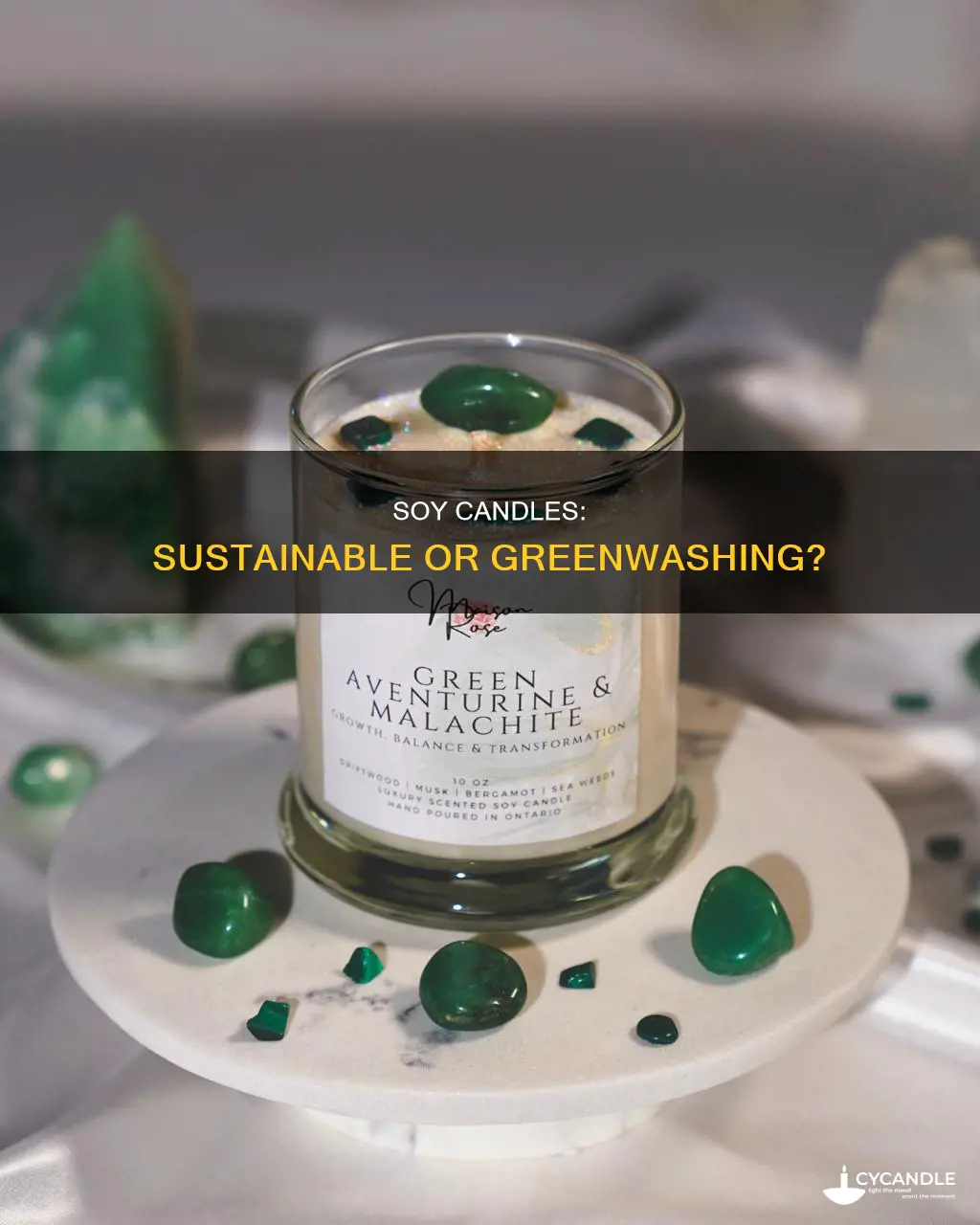 are soy candles sustainable