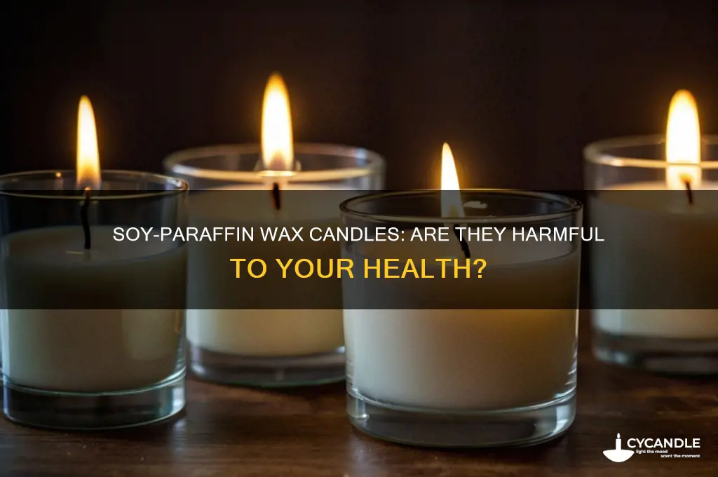 are soy-paraffin wax candles bad for you