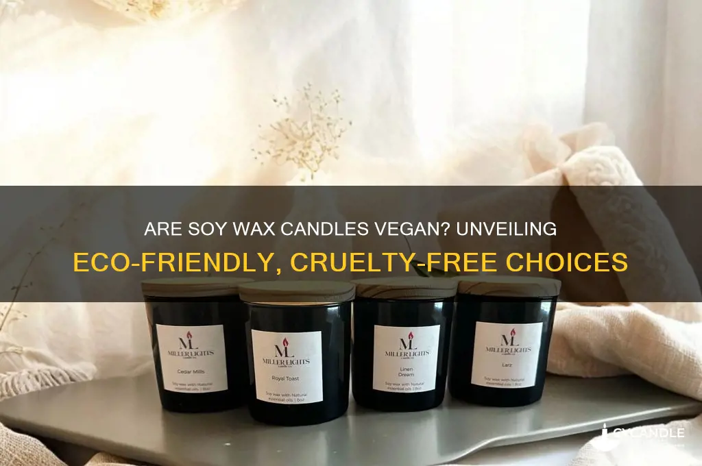 are soy wax candles vegan