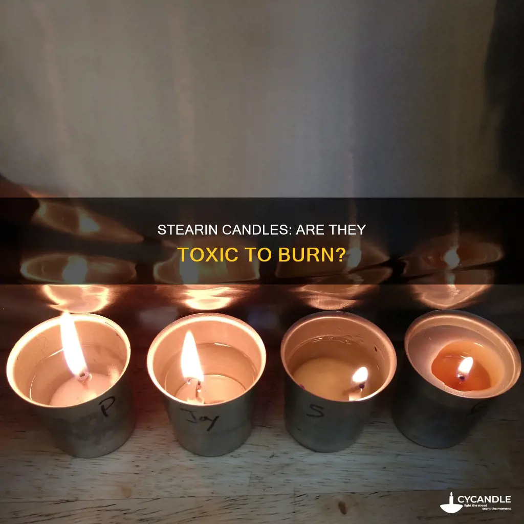 are stearin candles toxic