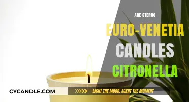 Are Sterno Candles Citronella? A Comprehensive Guide