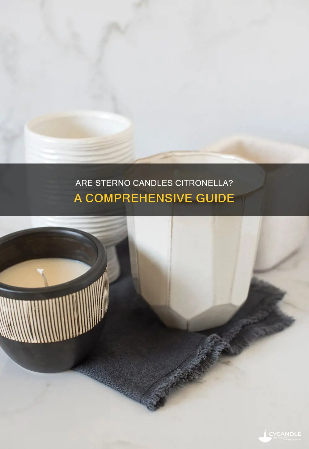 are sterno euro-venetian candles citronella