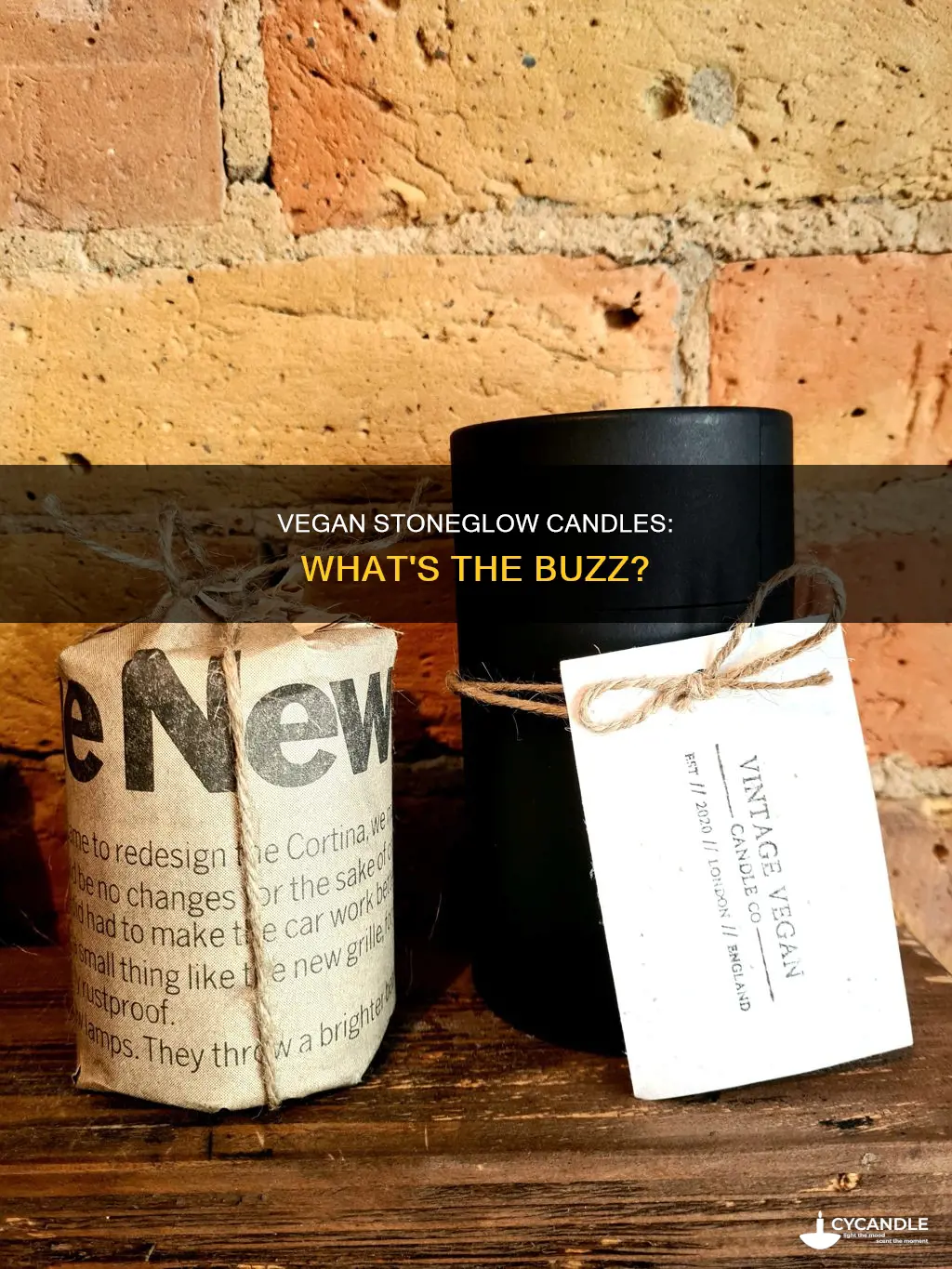 are stoneglow candles vegan