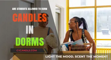 Can Students Safely Burn Candles in Dorm Rooms? Rules Explained