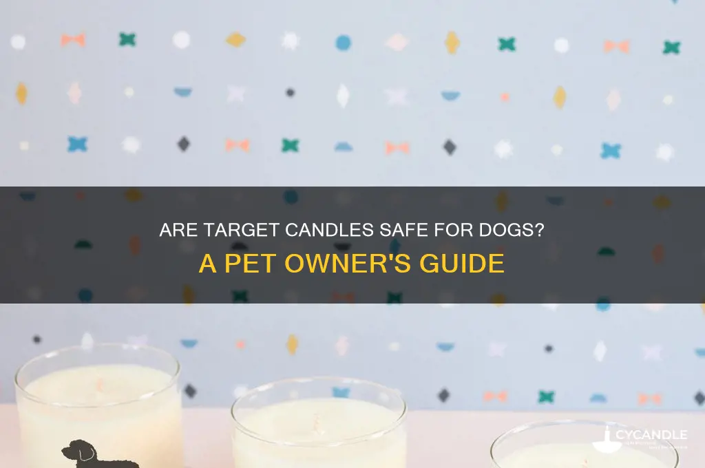 are target candles safe for dogs