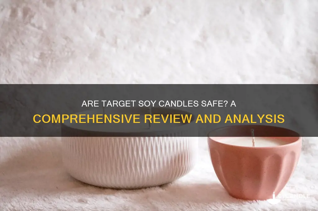 are target soy candles safe