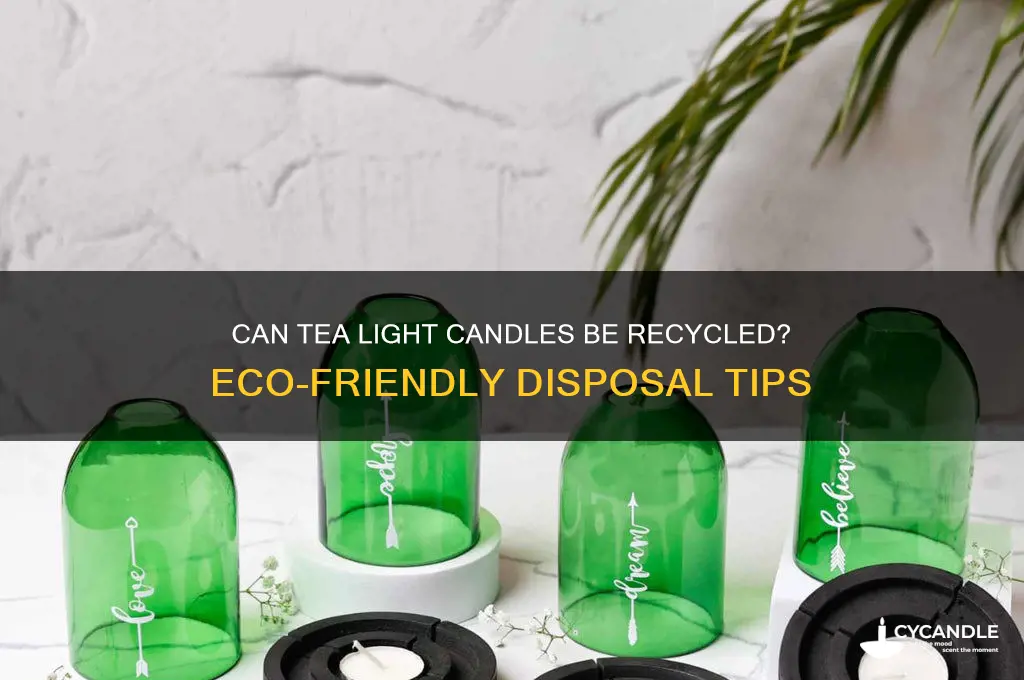 are tea light candles recyclable