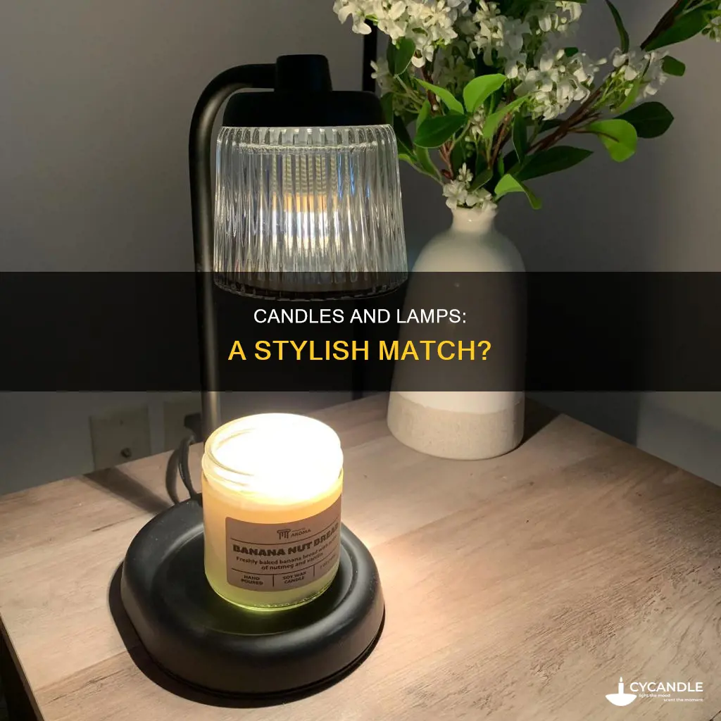 are the candles suppose to show under the lamp shade