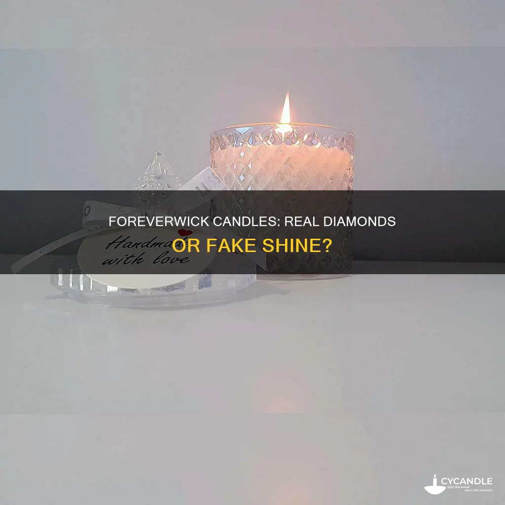 are the diamonds in foreverwick candle real