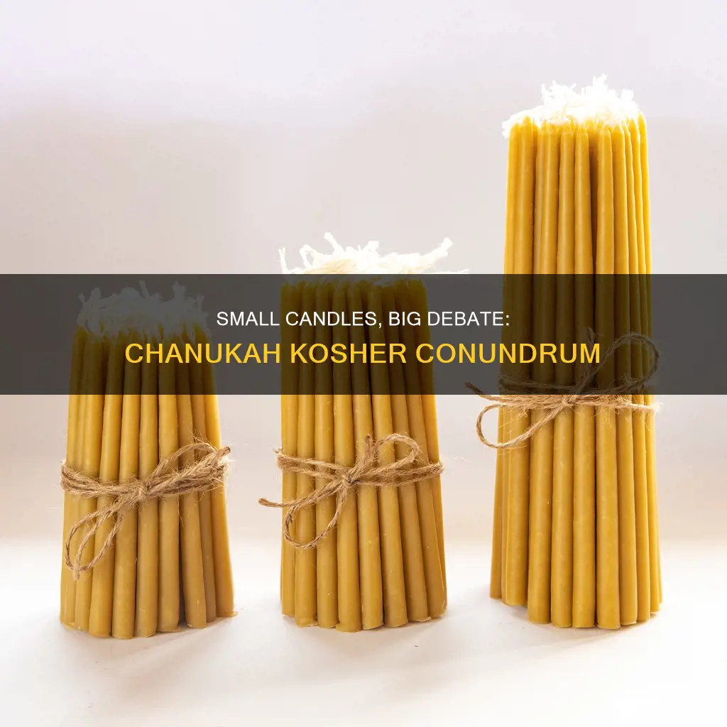 are the small max candles kosher for chanukah