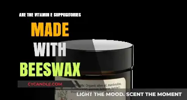 Vitamin E Suppositories with Beeswax: Ingredients and Benefits Explained