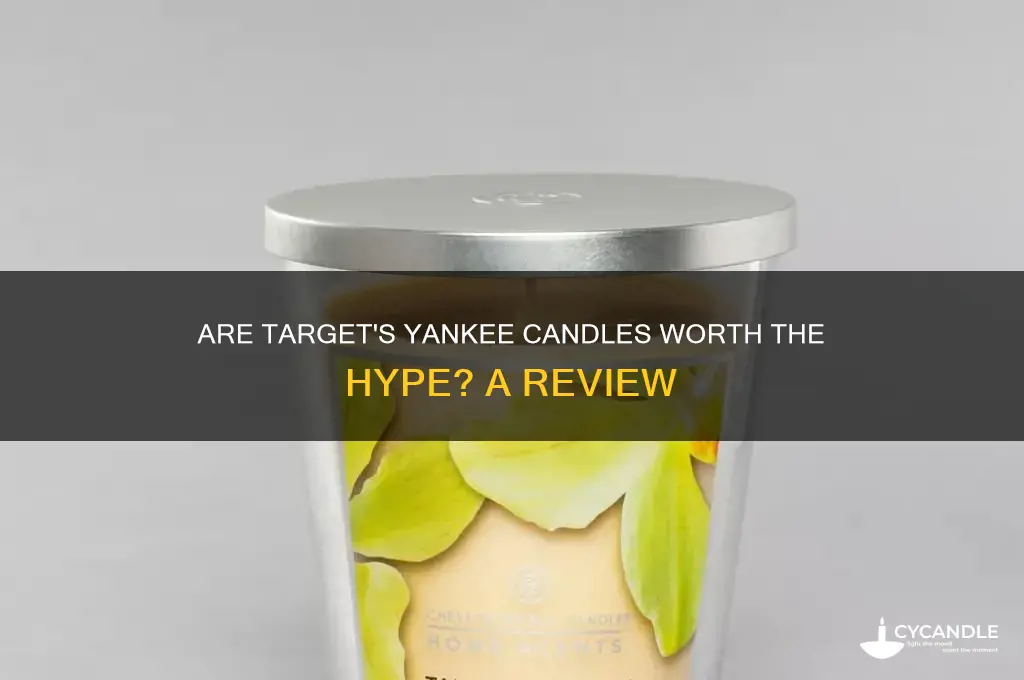 are the yankee candles sold at target good