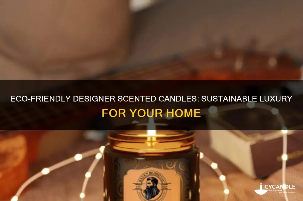 are there any eco-friendly designer scented candles