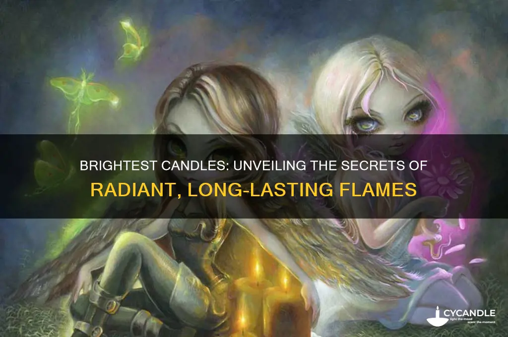 are there candles that burn brighter