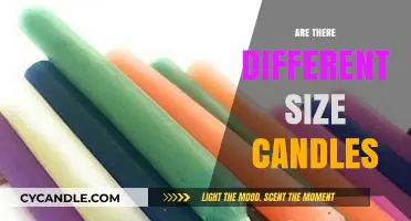 Candle Sizes: A Variety of Options for Every Occasion
