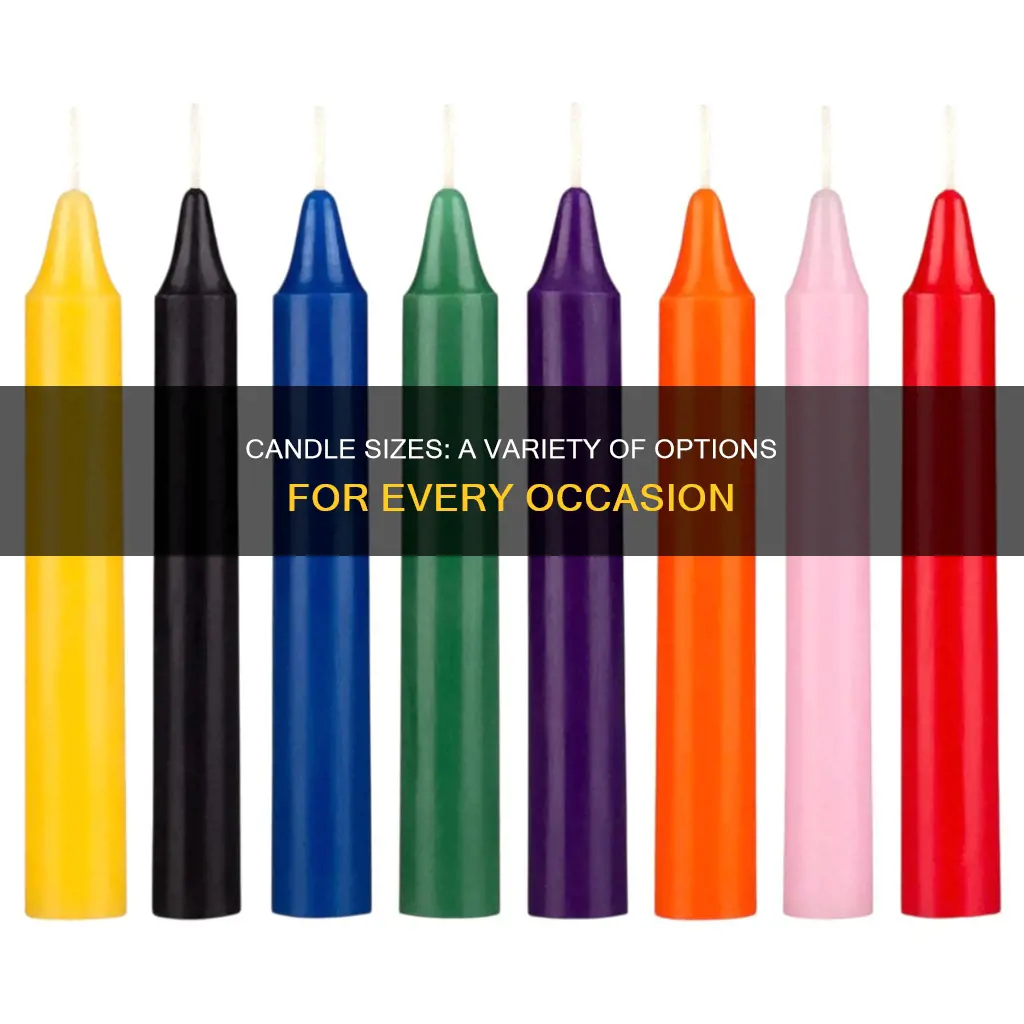 are there different size candles
