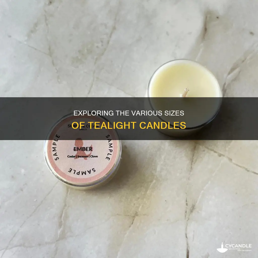 are there different size tealight candles