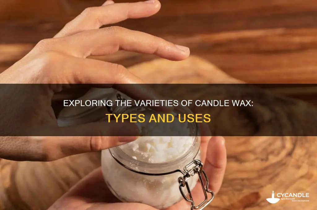 are there different types of candle wax