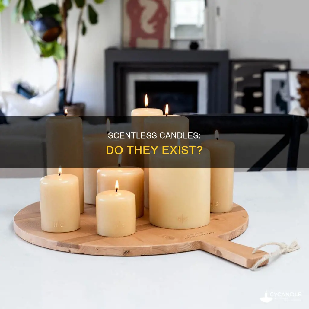 are there scentless candles