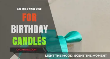 Thick Wicks vs. Thin: Which Burns Best for Birthday Candles?