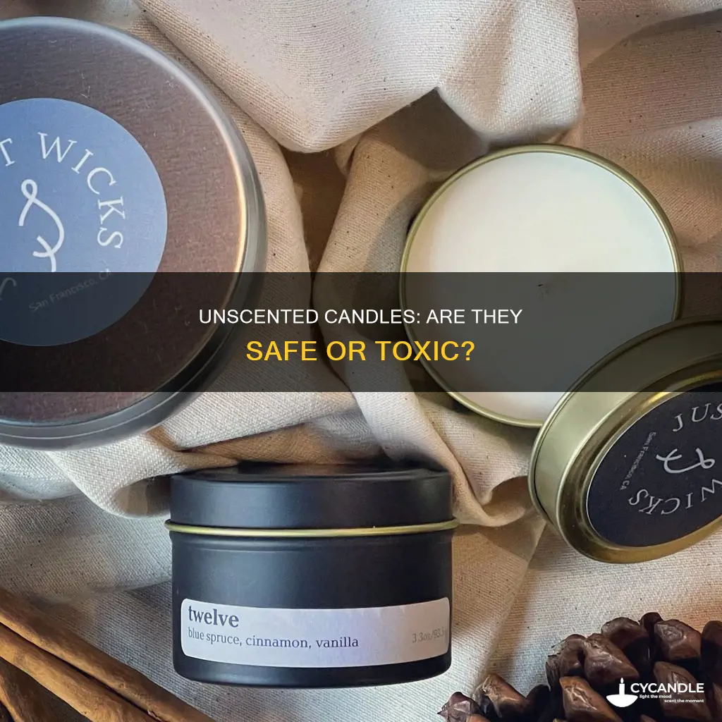 are unscented candles bad for you