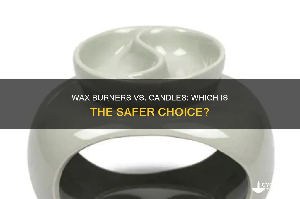 are wax burners safer than candles