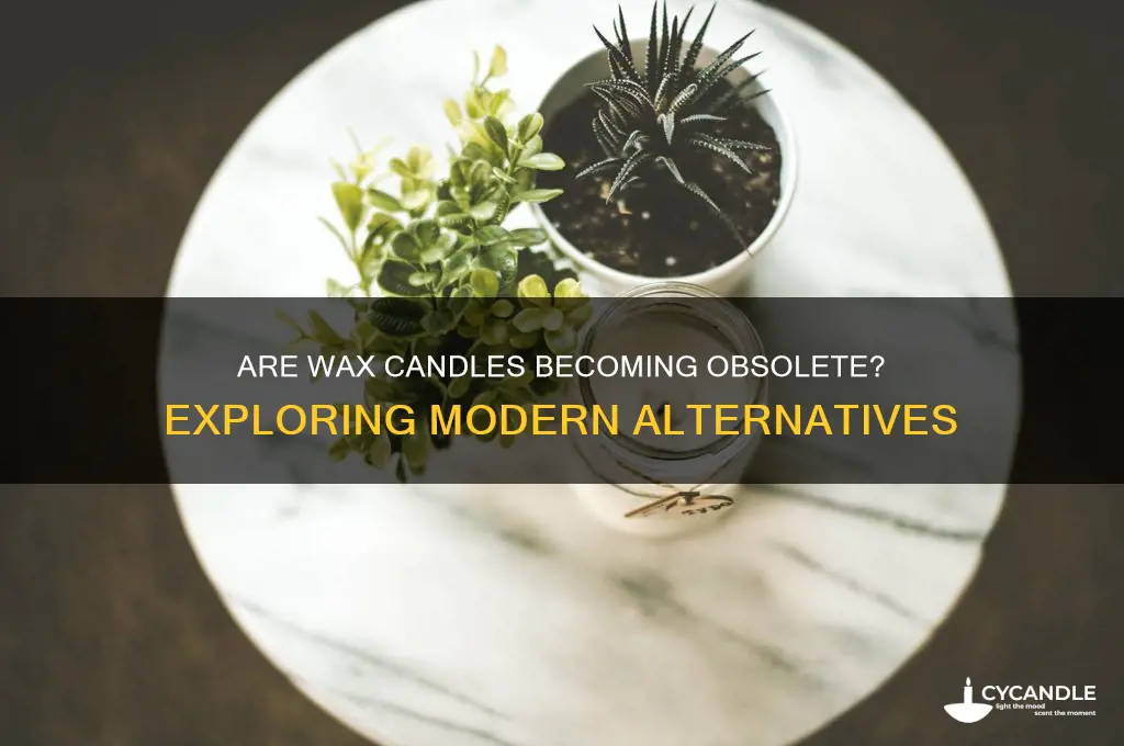 are wax candles becoming obsolete
