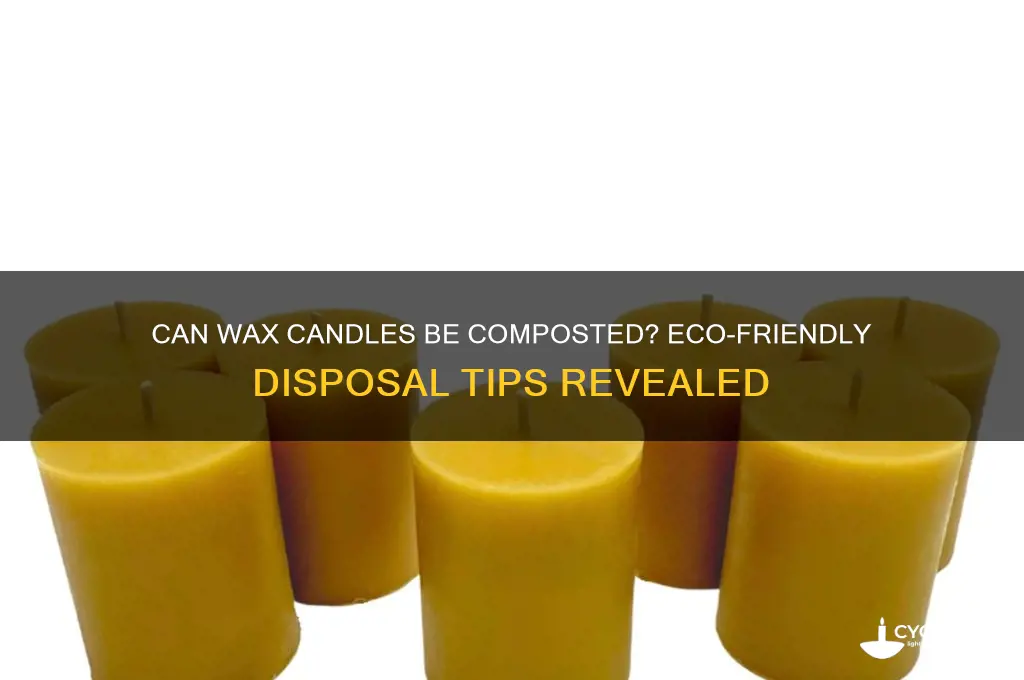 are wax candles compostable