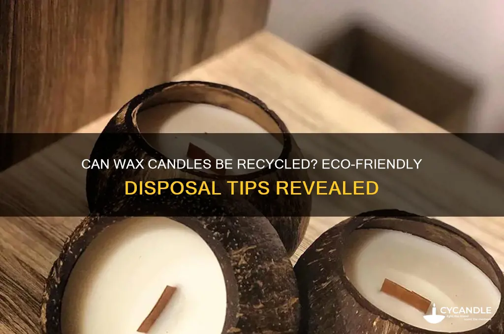 are wax candles recyclable