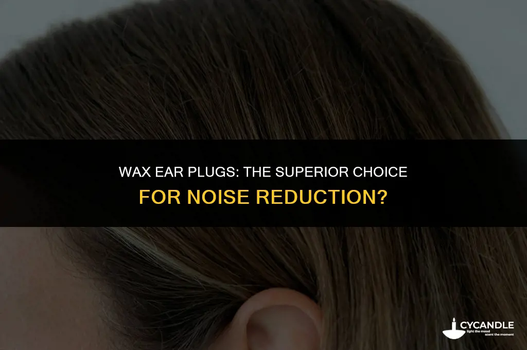 are wax ear plugs better