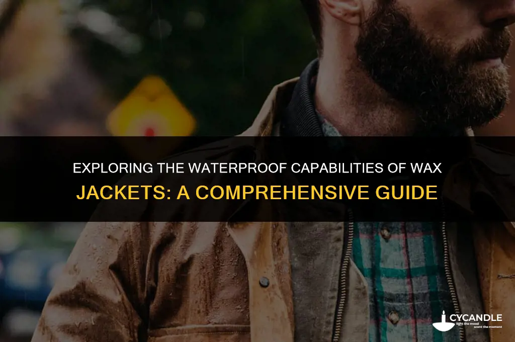 are wax jackets waterproof