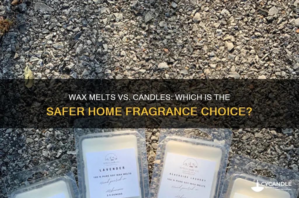 are wax melts safer than burning candles