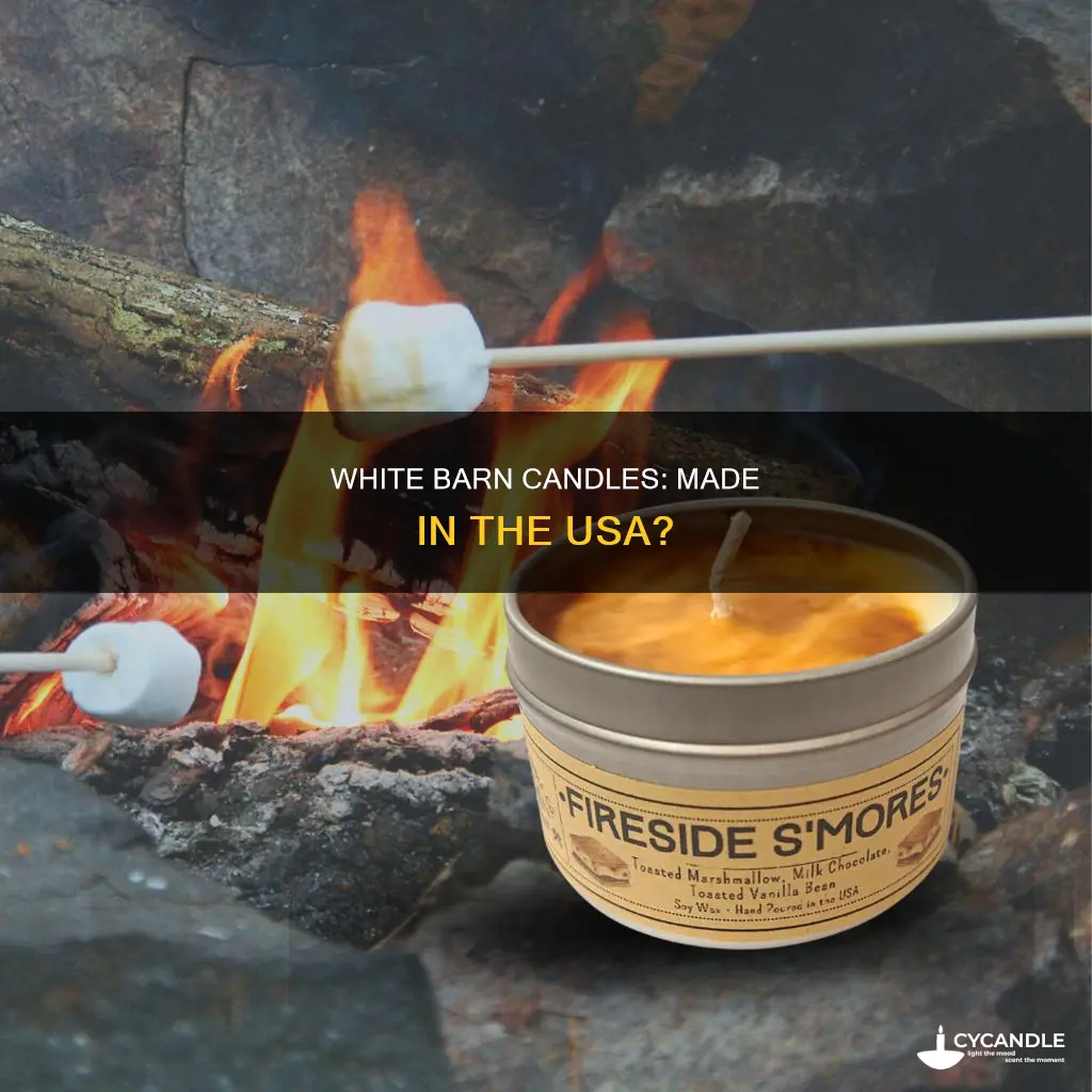 are white barn candles made in usa