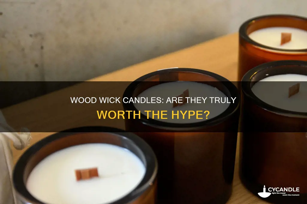 are wood candlestick candle wicks really good