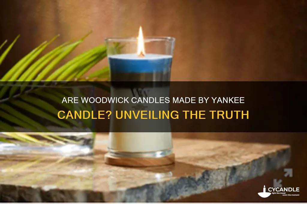 are woodwick candles made by yankee