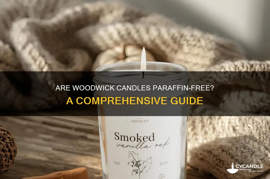 are woodwick candles paraffin free