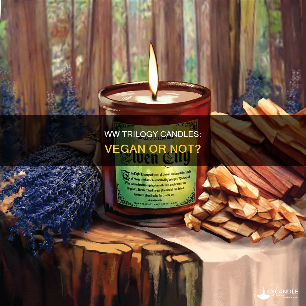 are ww trilogy candles vegan