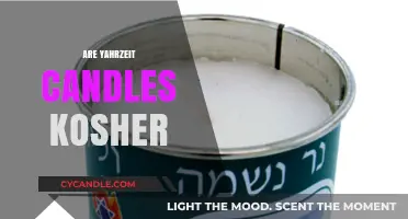 Understanding Yahrzeit Candles and Their Kosher Status