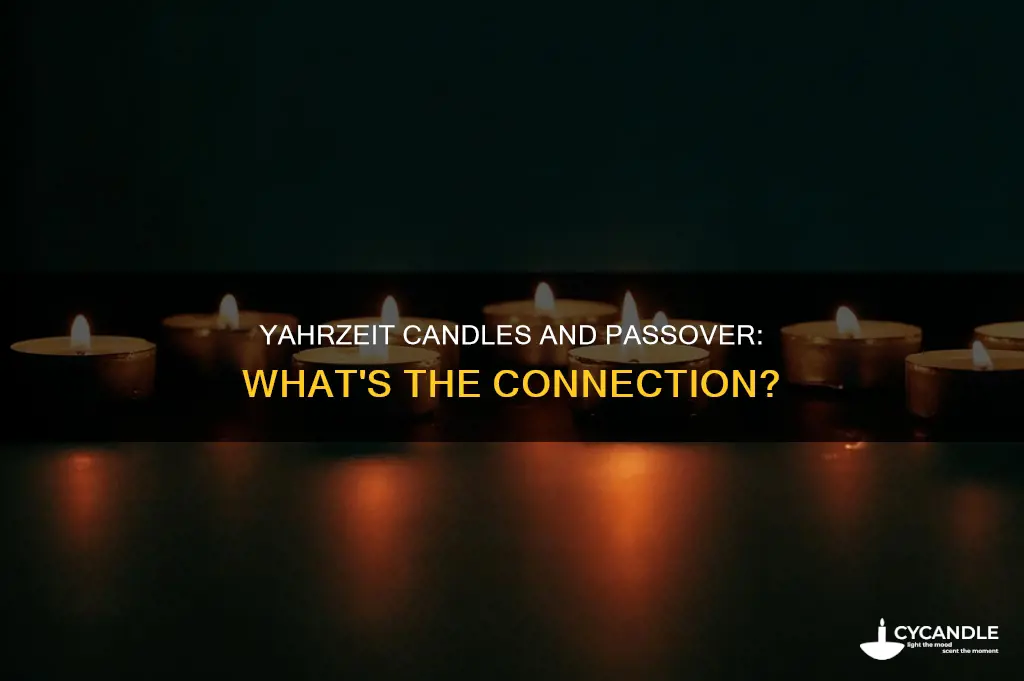are yahrzeit candles lit on passover