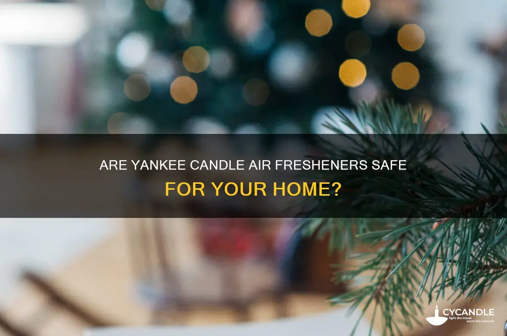 are yankee candle air fresheners safe